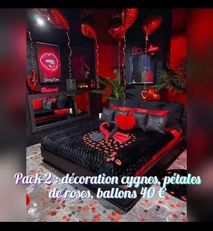 فندق مبيت وإفطار Loft Romantique Hammam Privatif Playroom